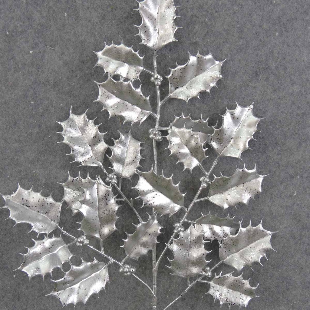 HOLLY SPRAY X5 26" METALLIC SILVER