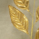 LEAF ROSE METAL PICK 7.5"(6/BG)  GOLD