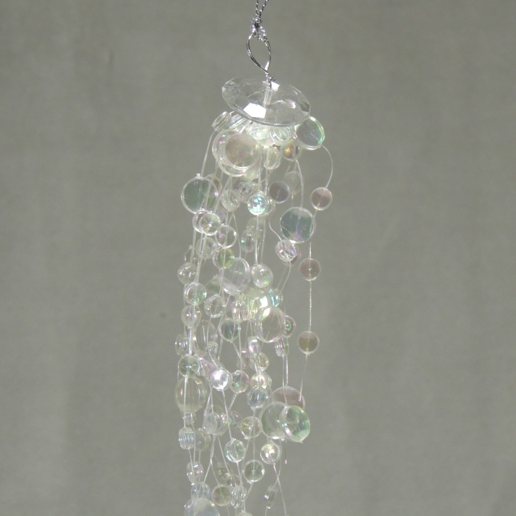 JEWEL FLAT ROUND SPRAY 16&quot; CLEAR