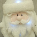 SANTA HEAD 22" W/LED LIGHT W/HANGER