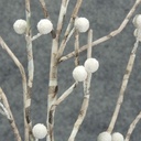 WILLOW BRANCHES 24" W/BERRIES  WHITE