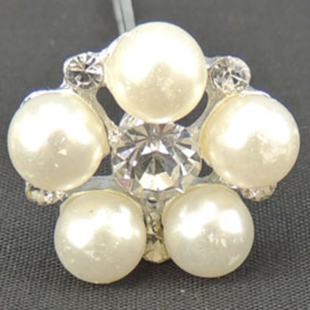 PEARL PIN .75"x3" W/GEMS (20/BOX)