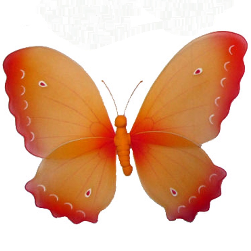 19.5" X 15.5" NYLON BUTTERFLY  4-ASST