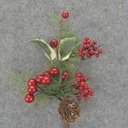 PINE/BERRY/HOLLY PICK 9.5"