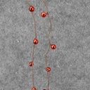 JINGLE BELL GARLAND  6.5'  RED