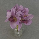 CYMBIDIUM BUNDLE X7 10" SILK  LAVENDER