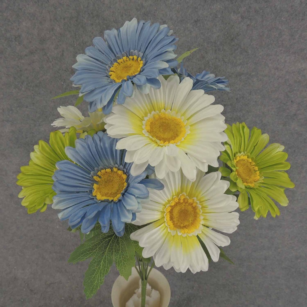 DAISY/GERB BUSH X10 19&quot; 4&quot;dia  BEAUTY/CREAM