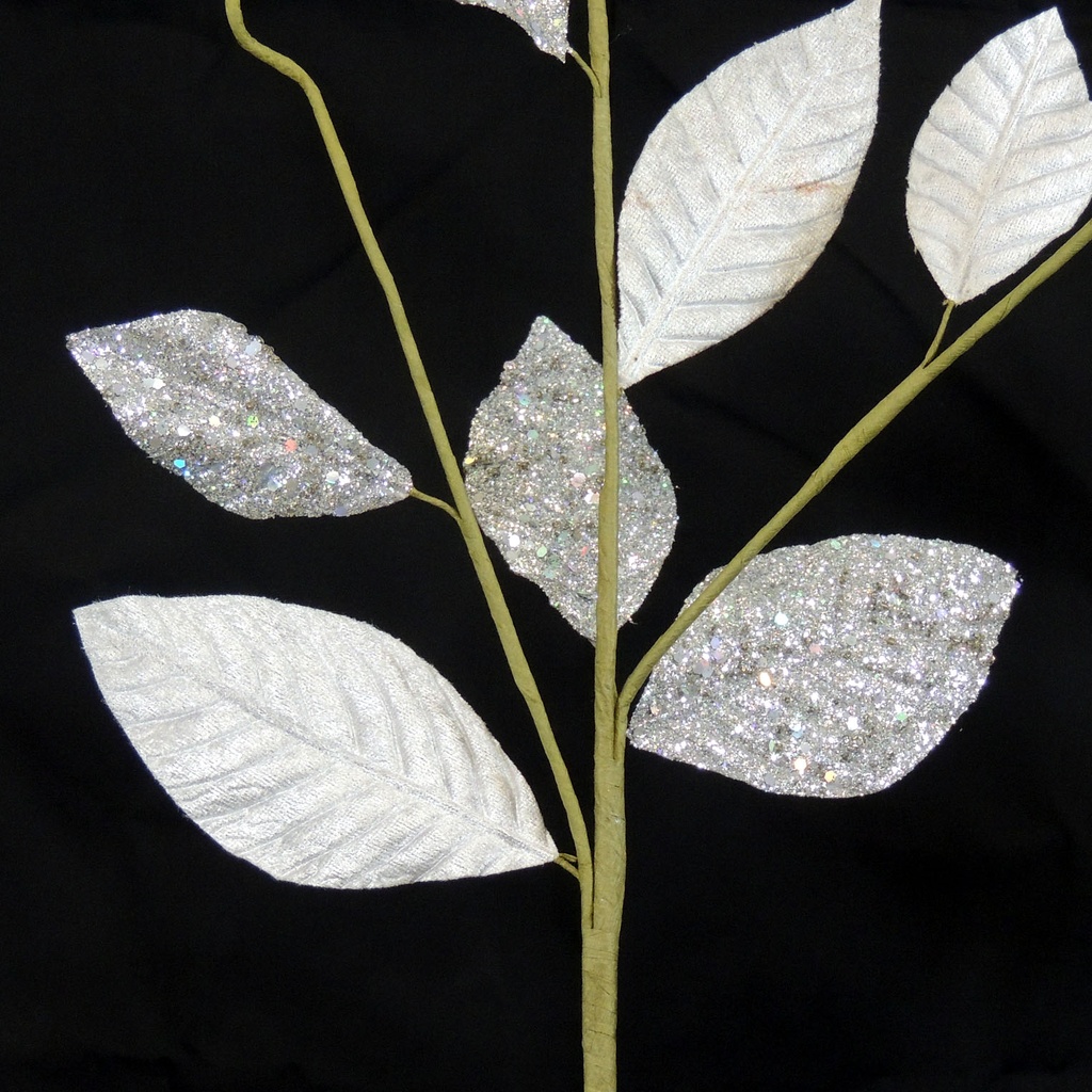 28&quot; LEAF SPRAY - SILVER