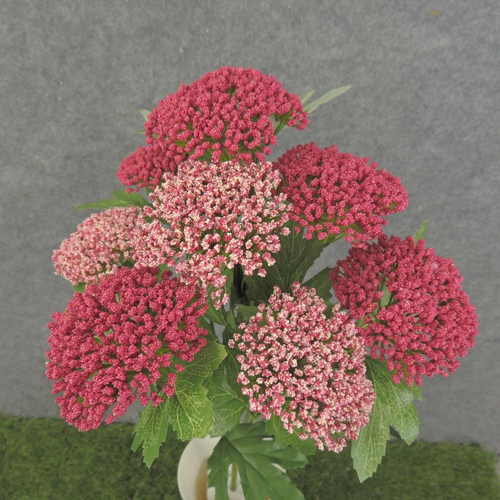 QUEEN ANN'S LACE BUSH 17" X9     PINK