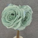 ROSE BUNDLE X5 12" 4.5"dia       TEAL