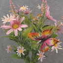 DAISY/BUTTERFLY BUSH X10 19&quot; PINK