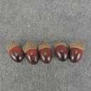 ACORNS 1.25" BROWN (72/BOX)