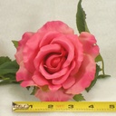 ROSE SPRAY X3 (SATIN) CERISE