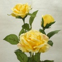 ROSE SPRAY X3 (SATIN) YELLOW
