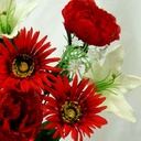 T-LILY/GERBERA/PEONY BUSH X12