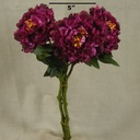 PEONY SPRAY X1 15" (3/BUNDLE)  PURPLE