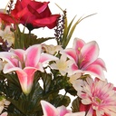 MIX ROSE/GERBERA/LILY BUSH X24  BEAUTY