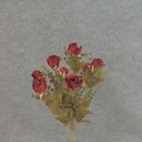 ROSE BUSH X9 16"    RED