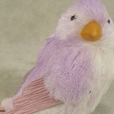 BIRD 4" SISAL 2 SYTLES (R & L)  LAVENDER