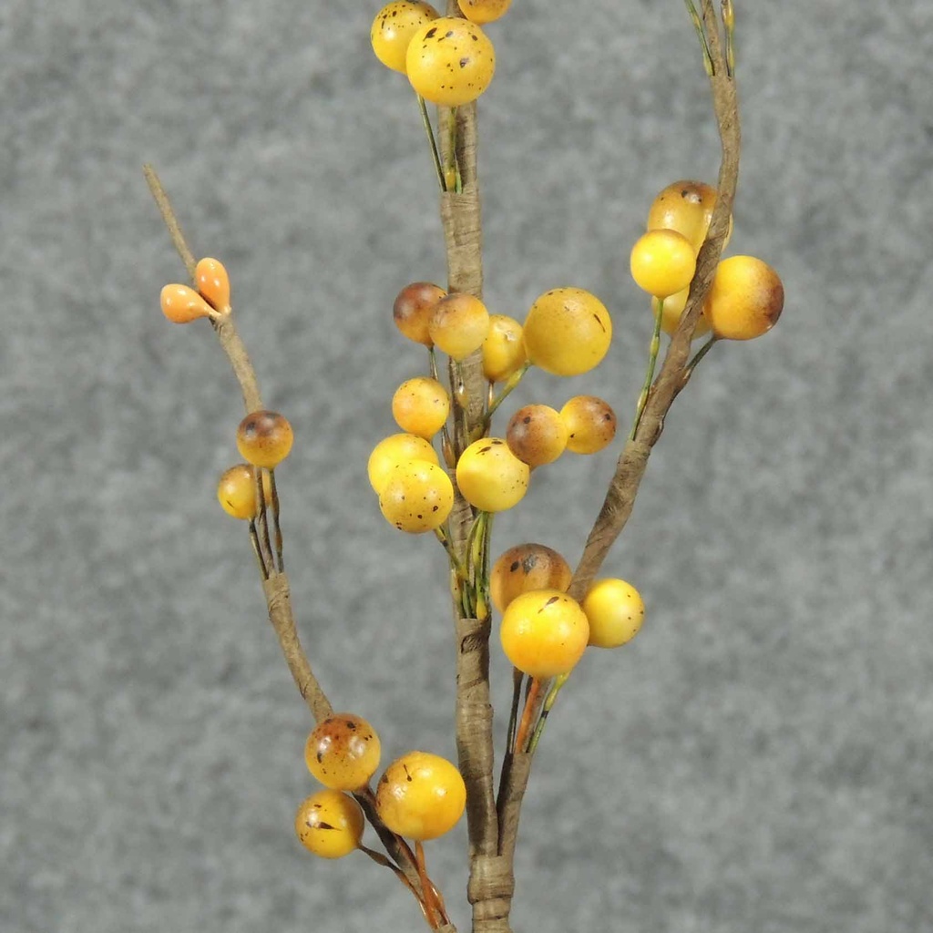 BERRY STEM/TWIG 44"  YELLOW