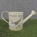 PLANTER WATERING CAN 12x5" LG BIRD PRINT