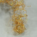 36" GLITTER MOSS WIRE GARLAND  GOLD