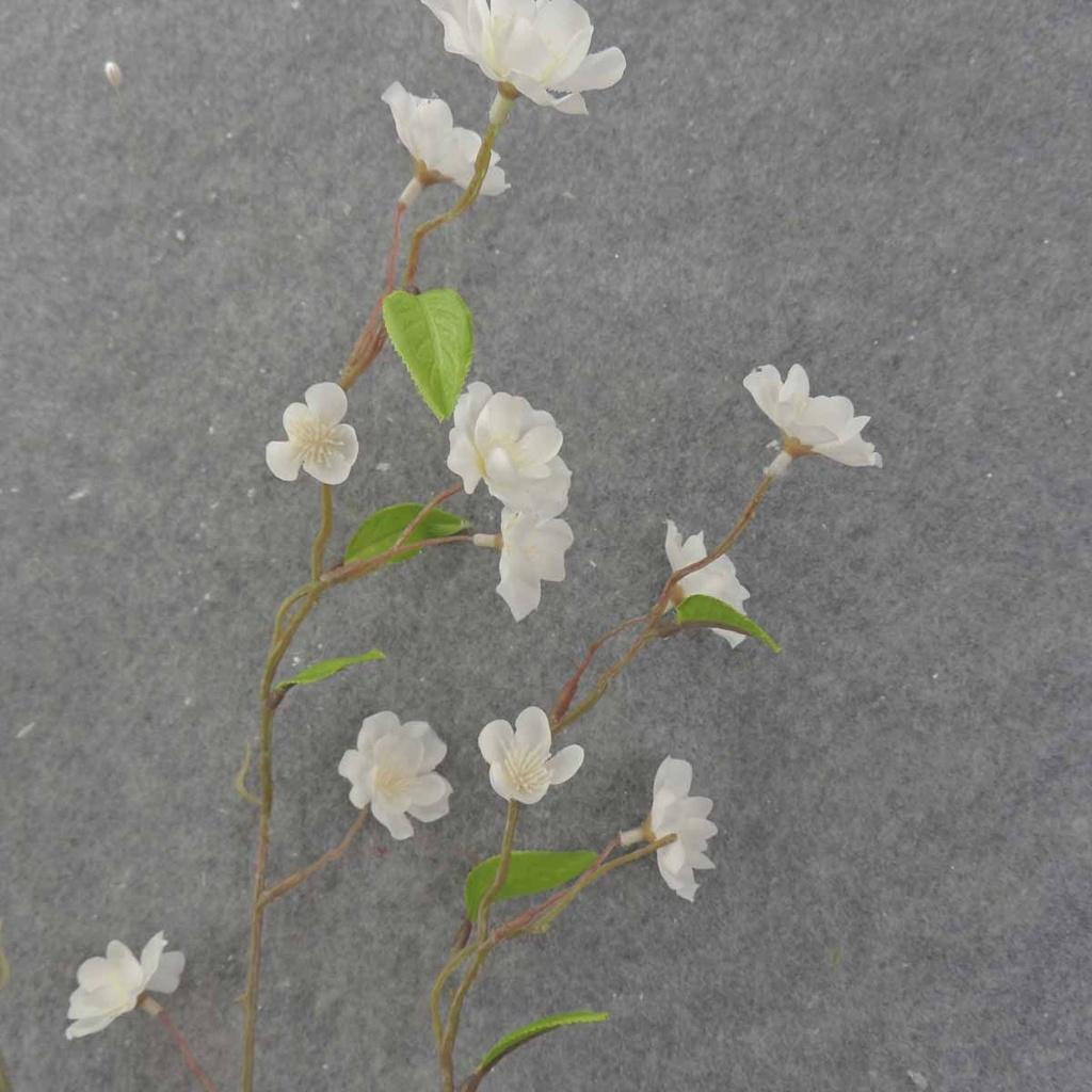 CHERRY BLOSSOM SPRAY X3 40&quot;  CREAM/WHITE