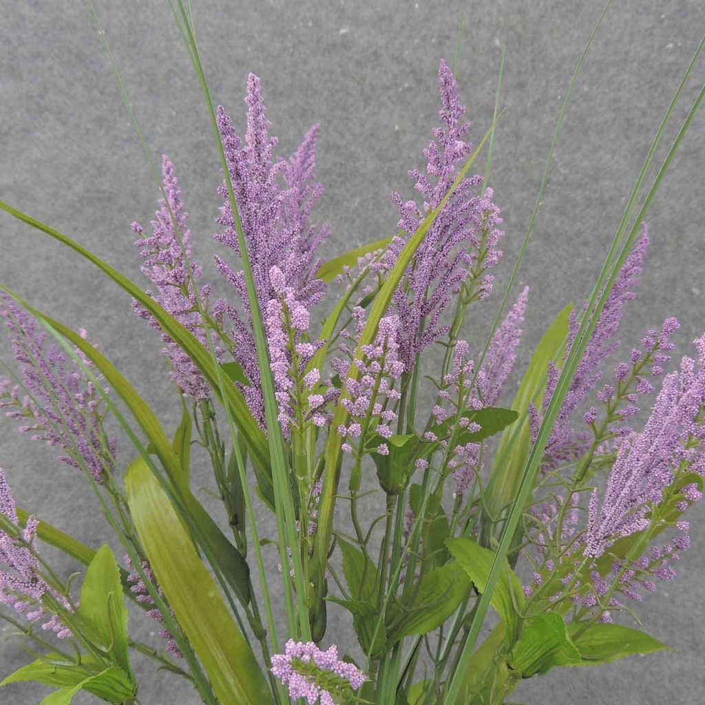 HEATHER/GRASS BUSH X10 21"  LAVENDER