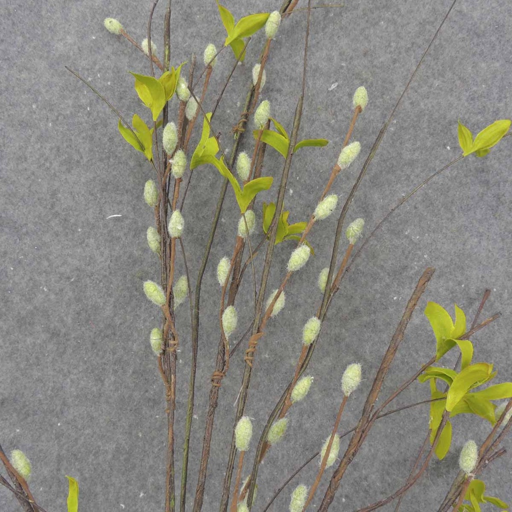 PUSSY WILLOW TWIG SPRAY 41" GREEN