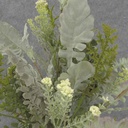 FOLAGE & FERN BUSH 21" FLOCKED
