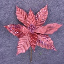 POINSETTIA PICK 12" 10"dia BLM  PINK