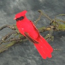 5.5" MUSHROOM CARDINAL W/CLIP (3 STYLES)