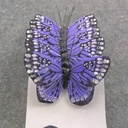 2.5&quot; LAVENDER MONARCH BUTTERFLY W/WIRE