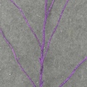 50" GLITTER TWIG SPRAY  PURPLE