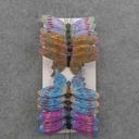 4.5" GLITTER BUTTERFLY 4-ASST