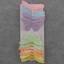 4.75" PASTEL BUTTERFLY W/WIRE 6-ASST