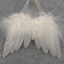 4.5&quot; FEATHERED ANGEL WINGS