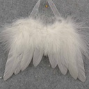 4.5" FEATHERED ANGEL WINGS