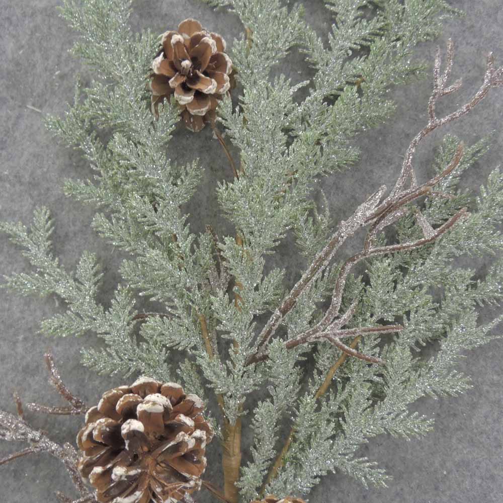 28" PINE SPRAY W/CONES & TWIGS