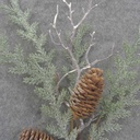 18" PINE PICK W/CONES & TWIGS