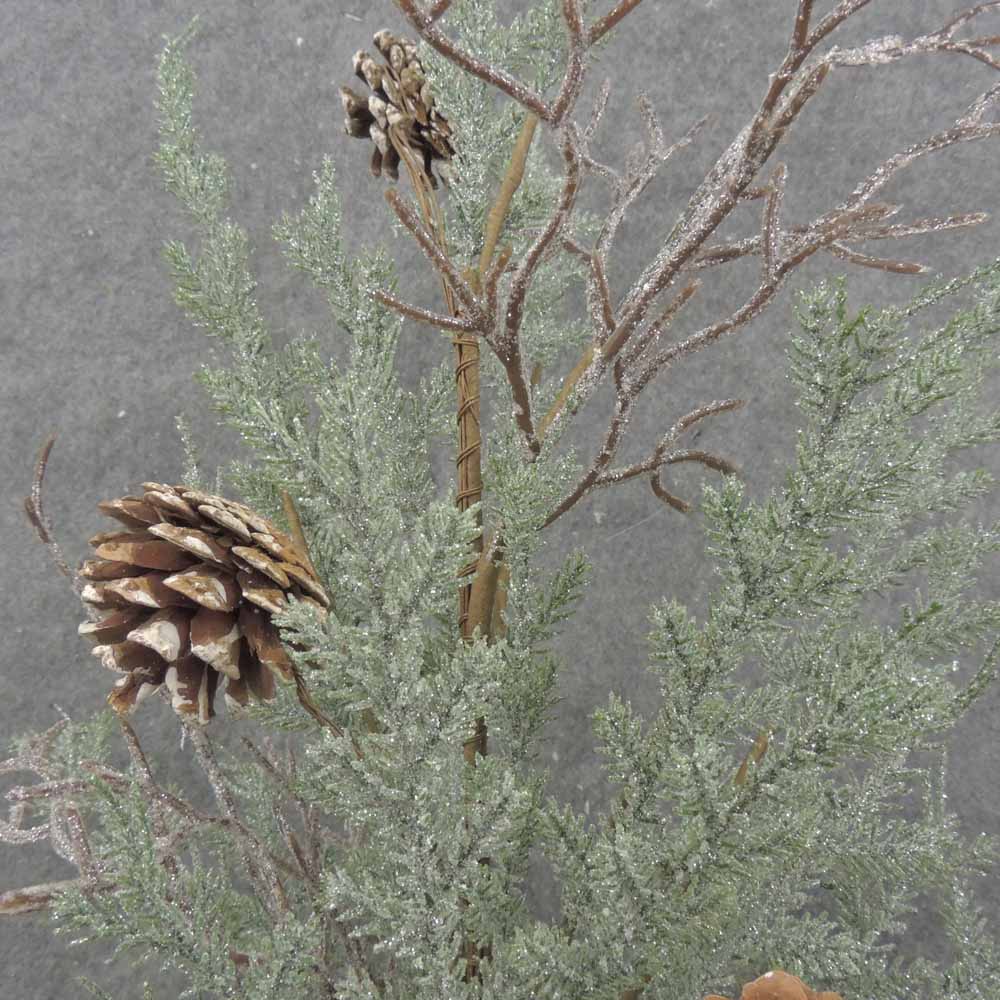 25.5" PINE TREE W/CONES & TWIGS