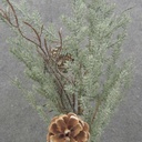 18" PINE TREE W/CONES & TWIGS