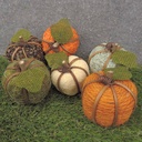 5.5" PUMPKINS ASSORTED COLORS (6/BAG)