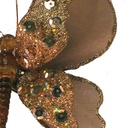 6" GROWN GLITTER SEQUIN BUTTERFLY WITH CLIP