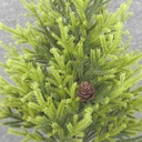 22" PINE BUSH W/CONES (8 LEVELS)