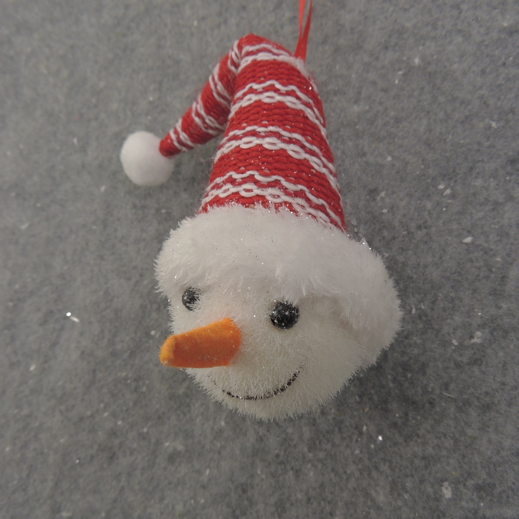 SNOWMAN PICK WITH RED POINTED HAT