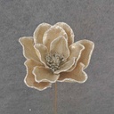 20" CHAMPAGNE MAGNOLIA BLOOM PICK