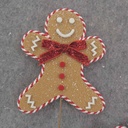 27" GINGERBREAD MAN SPRAY X2