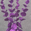 19" PURPLE GLITTER EUCALYPTUS BUNDLE X4