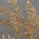 16" GOLD LEAF GLITTER BUSH X5